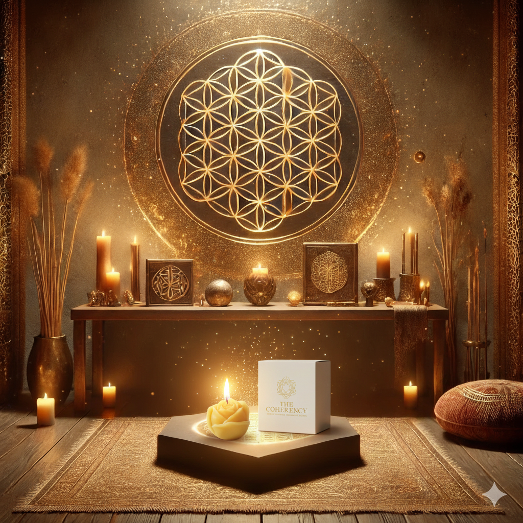 Rose Beeswax Candle
